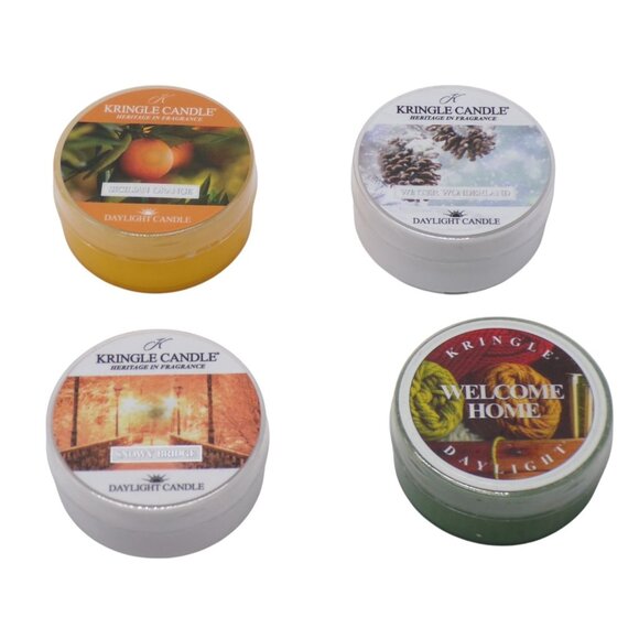 Kringle Candle Company Assortment of Daylight Candles Lot of Four (4) Scents - Picture 2 of 7